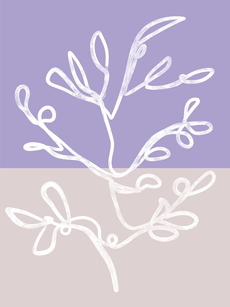 Dreamy White Vines art print by Treechild for $57.95 CAD