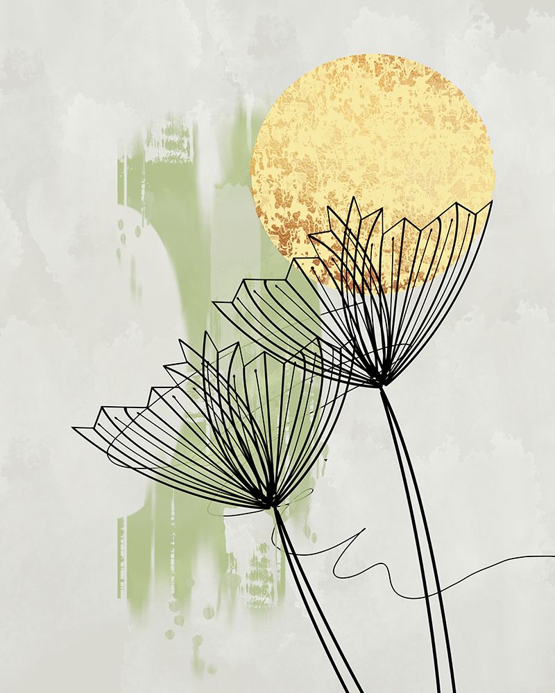 Golden Sun Flowers art print by Sannel Larson for $57.95 CAD