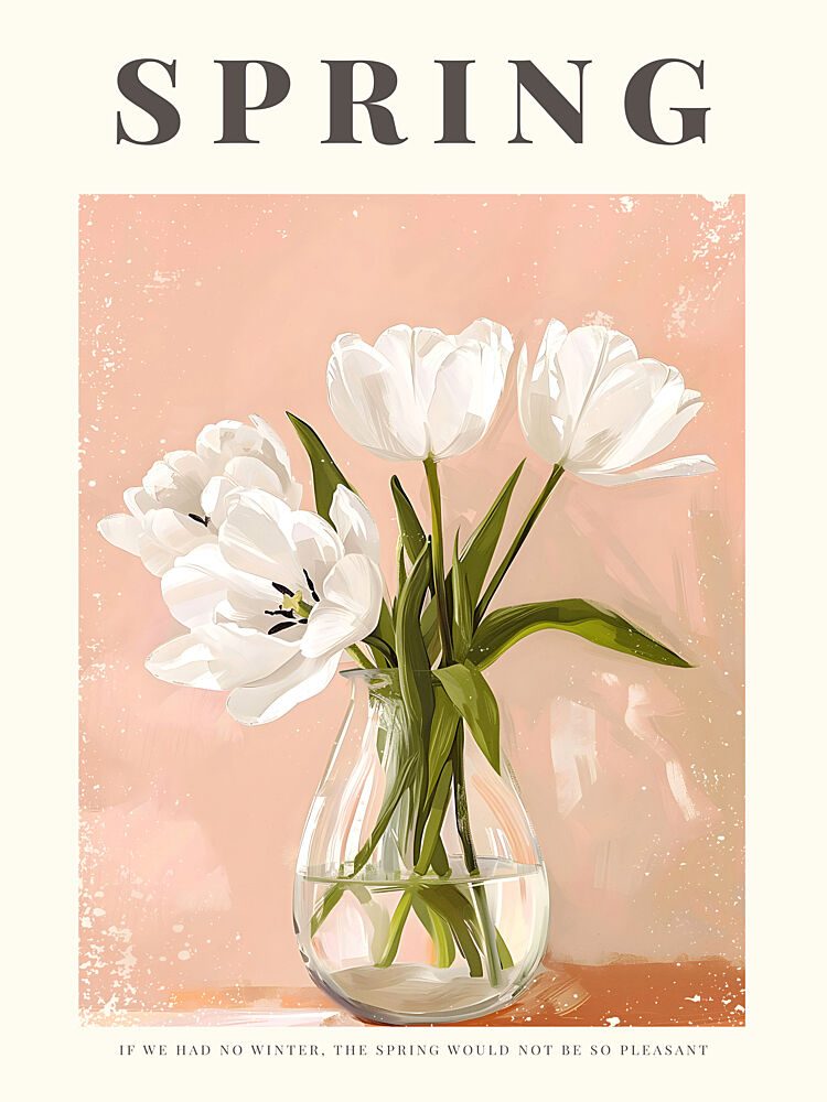 Tulip Serenity art print by Treechild for $57.95 CAD