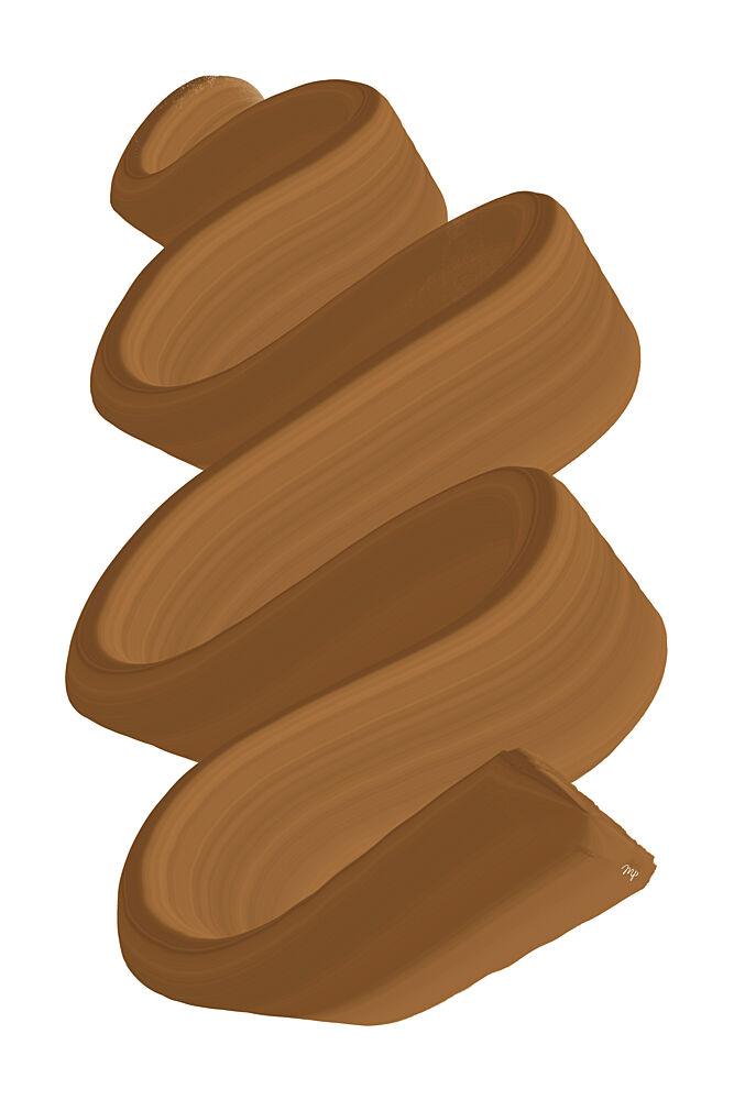 Rich Chocolate Swirl art print by Martina for $57.95 CAD