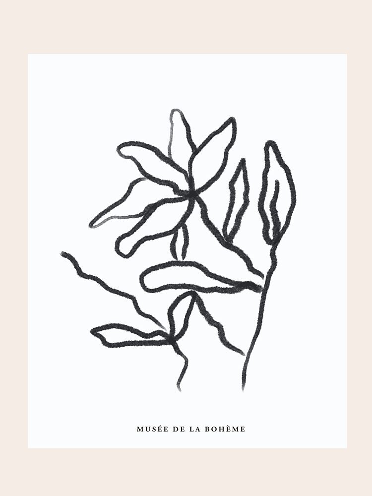 Sketchy Blooms art print by Treechild for $57.95 CAD