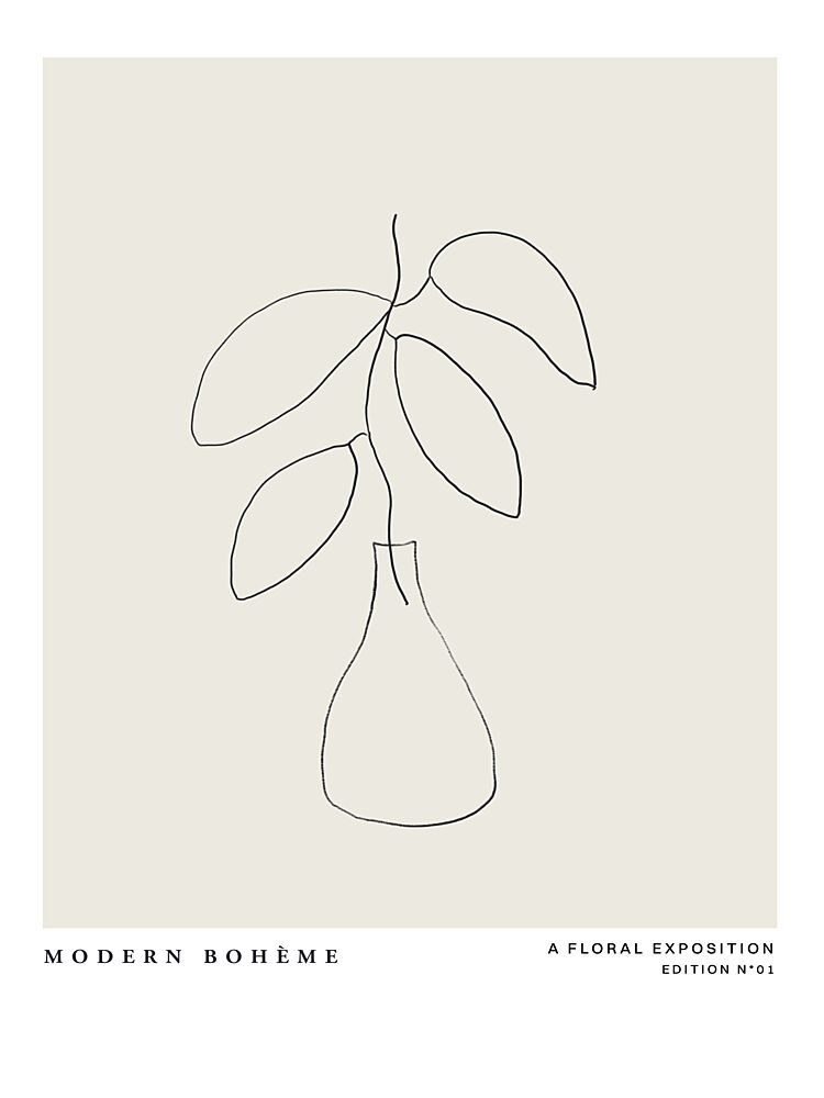 Minimalist Bloom art print by Treechild for $57.95 CAD