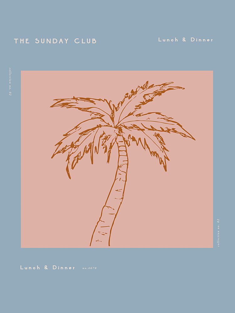 Pastel Palm Delight art print by Treechild for $57.95 CAD