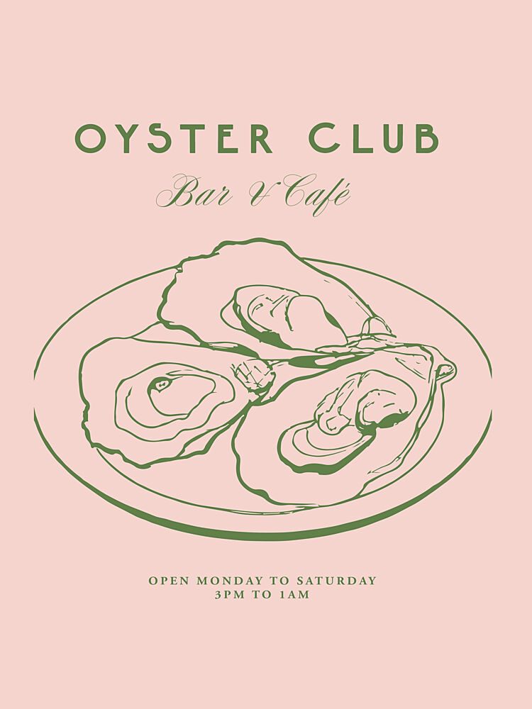 Elegant Oyster Plate art print by Treechild for $57.95 CAD