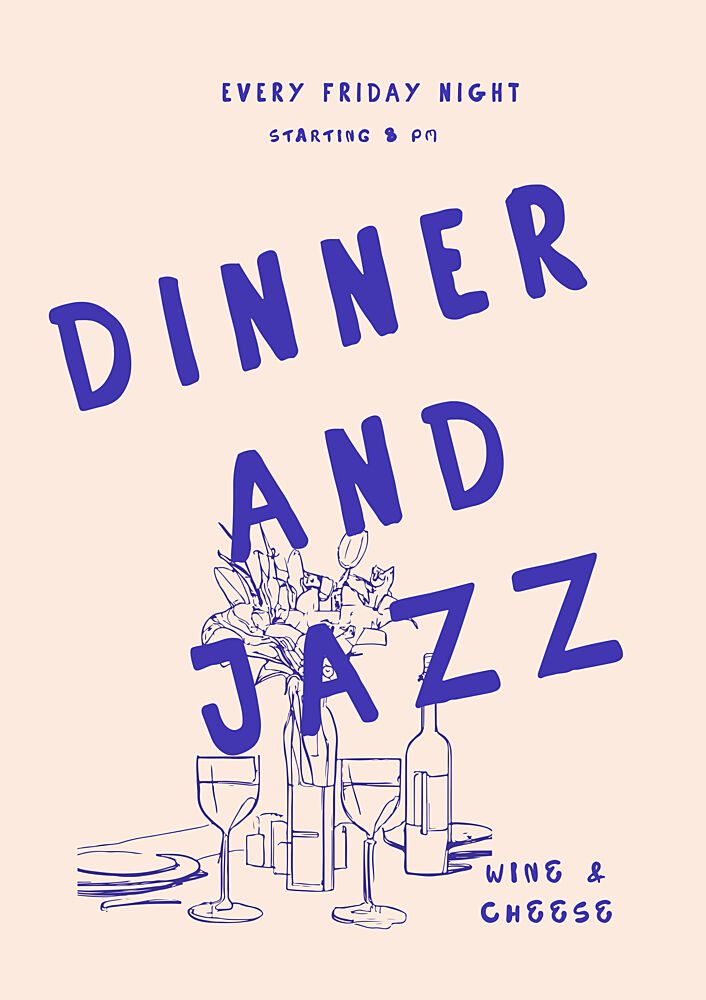 Jazz Night Feast art print by Treechild for $57.95 CAD