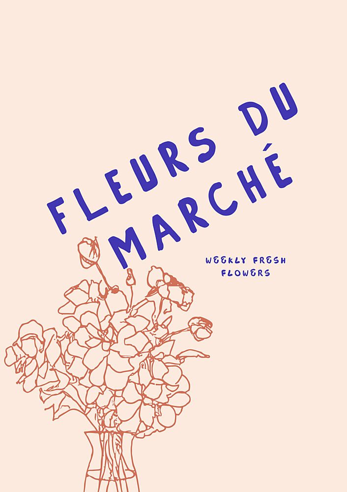 Market Blossoms art print by Treechild for $57.95 CAD
