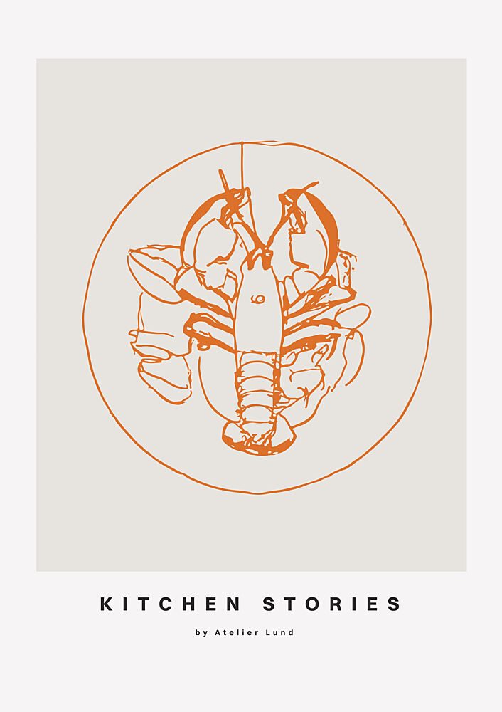 Lobster Elegance art print by Treechild for $57.95 CAD