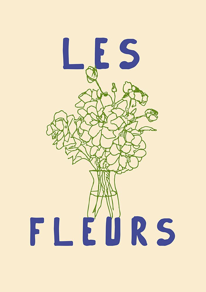 Line Bouquet Charm art print by Treechild for $57.95 CAD