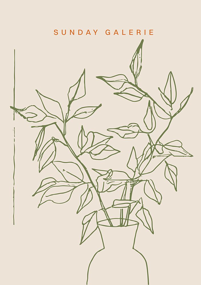 Greenery Simplicity art print by Treechild for $57.95 CAD