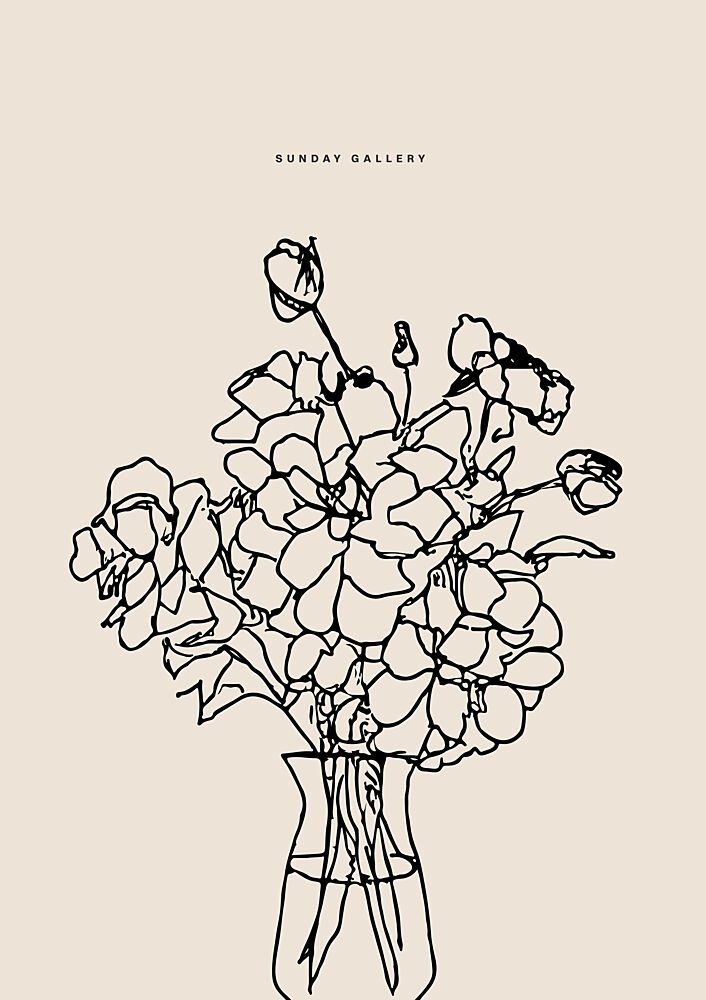 Floral Line Dance art print by Treechild for $57.95 CAD