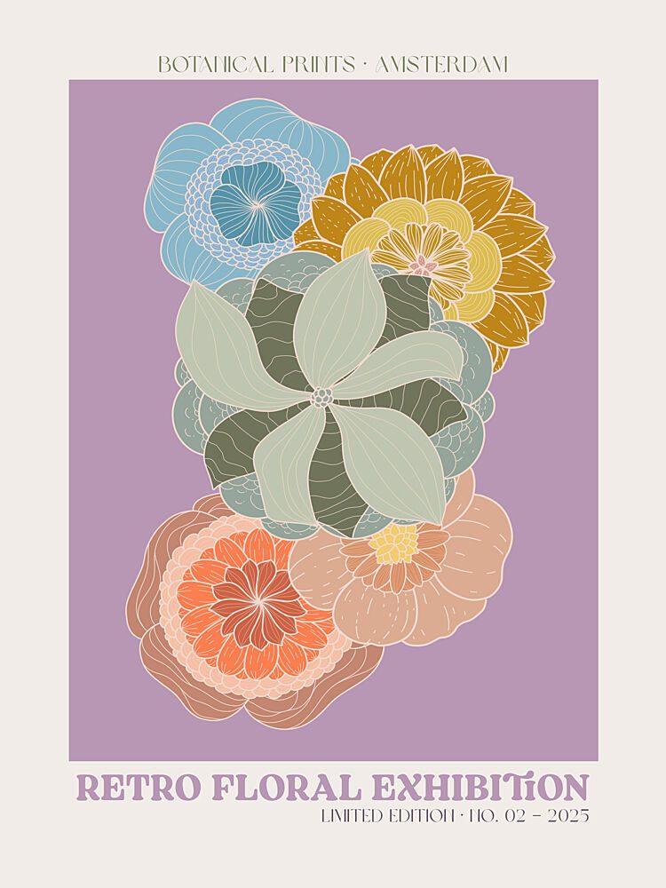 Vintage Bloom Parade art print by Treechild for $57.95 CAD