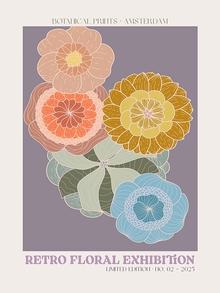 Floral Harmony art print by Treechild for $57.95 CAD