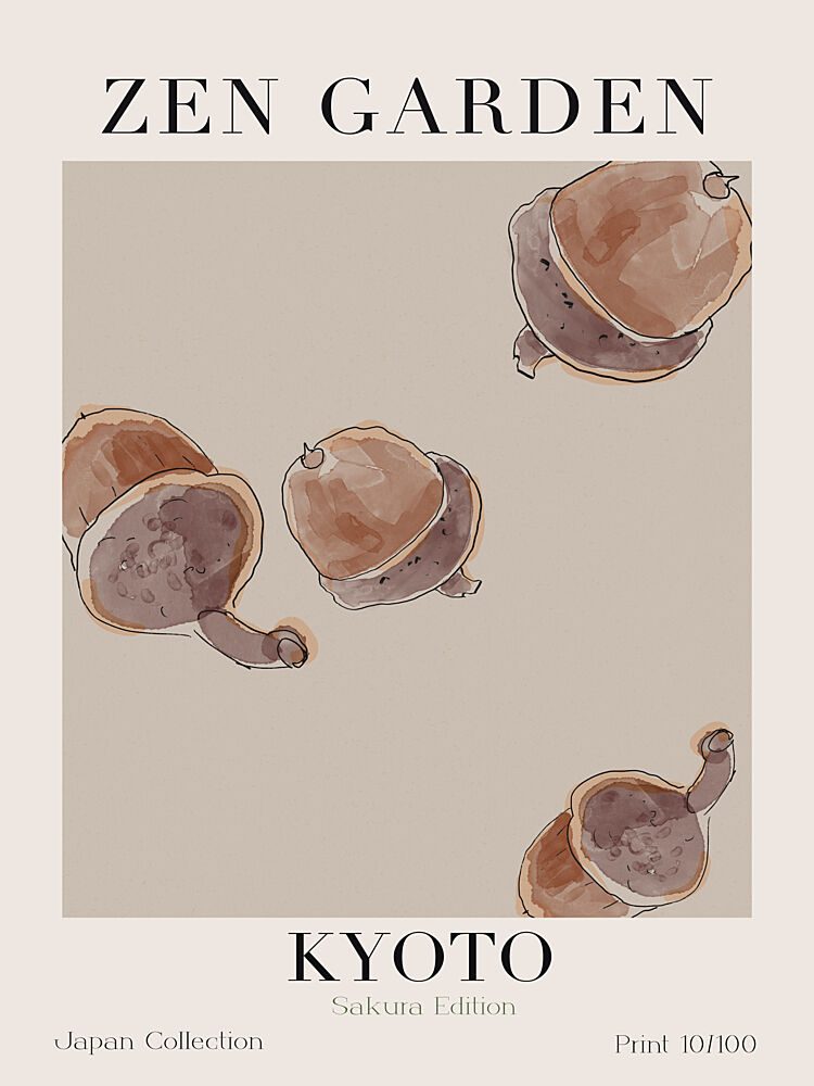 Falling Acorns art print by Treechild for $57.95 CAD
