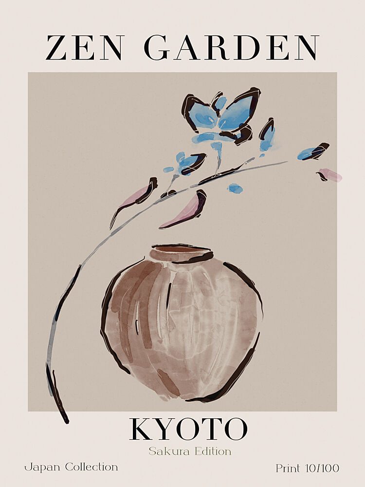 Kyoto Serenity art print by Treechild for $57.95 CAD