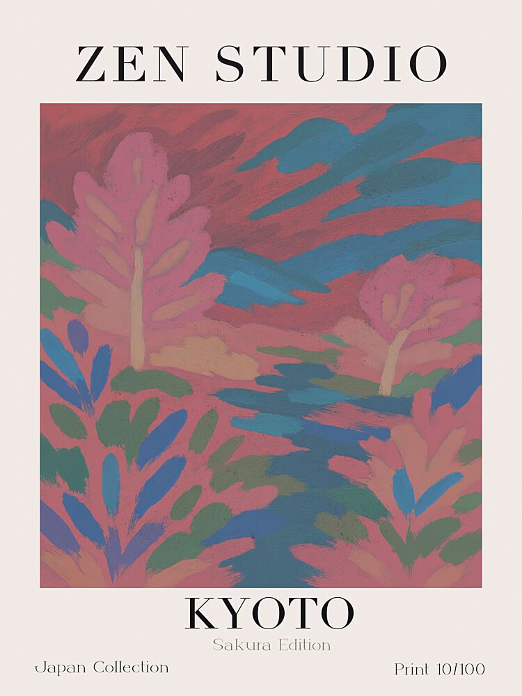 Sakura Dreamscape art print by Treechild for $57.95 CAD