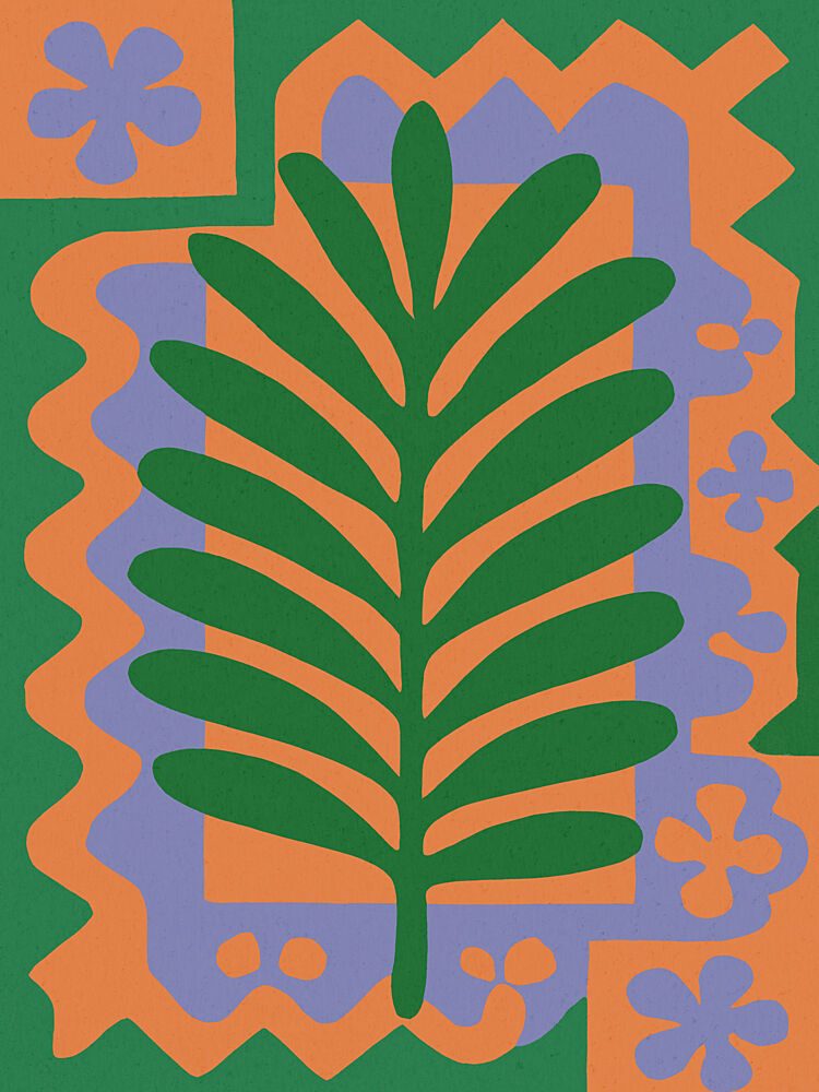 Vibrant Leaf Dance art print by Treechild for $57.95 CAD