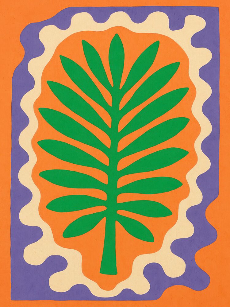 Vibrant Leaf Oasis art print by Treechild for $57.95 CAD