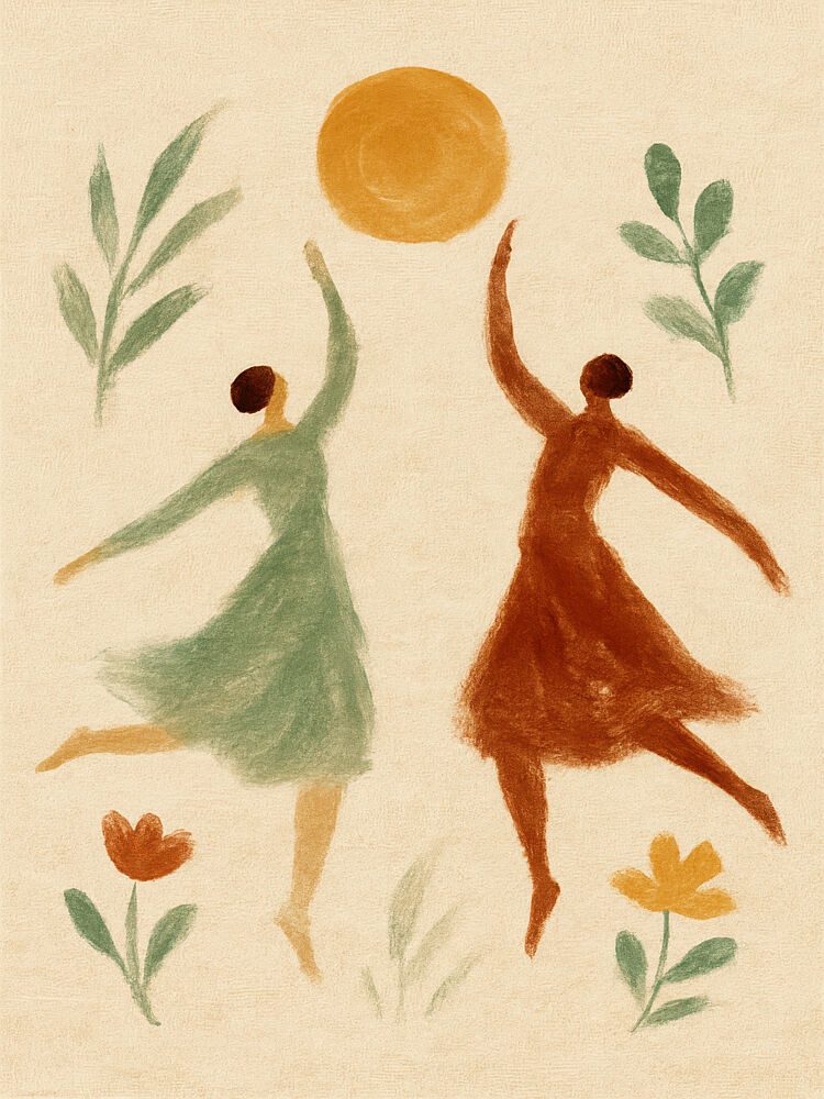 Joyous Dance art print by Treechild for $57.95 CAD