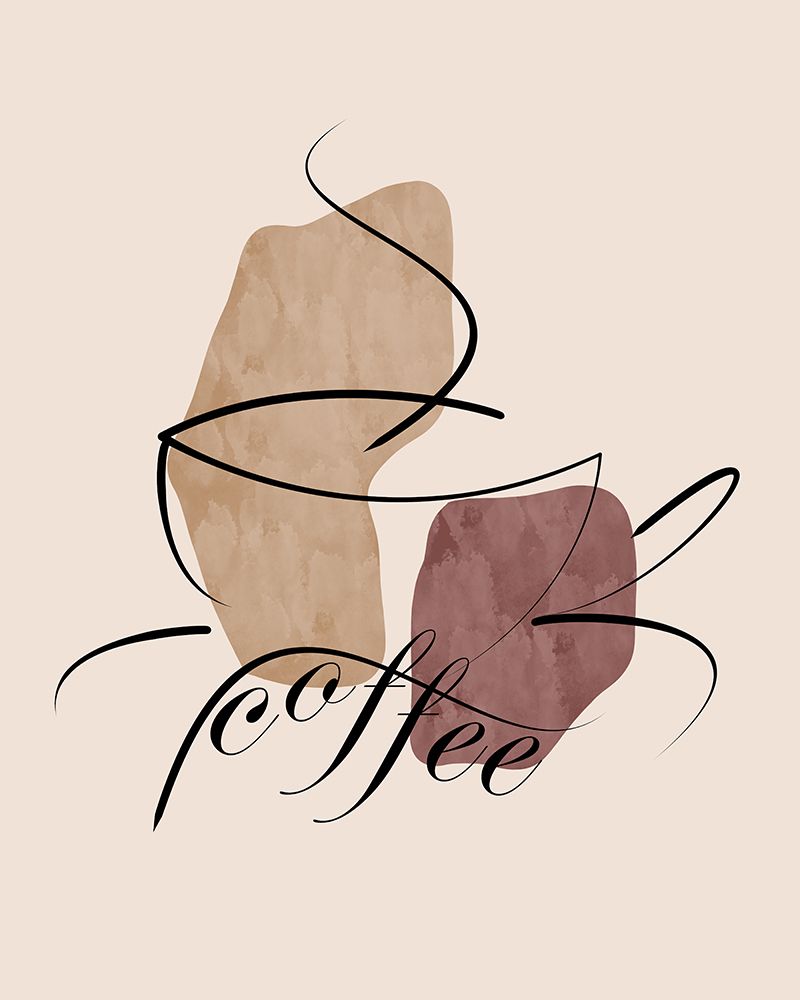 Abstract Coffee Shapes art print by Sannel Larson for $57.95 CAD