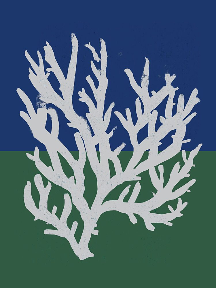 White Coral Silhouette art print by Treechild for $57.95 CAD