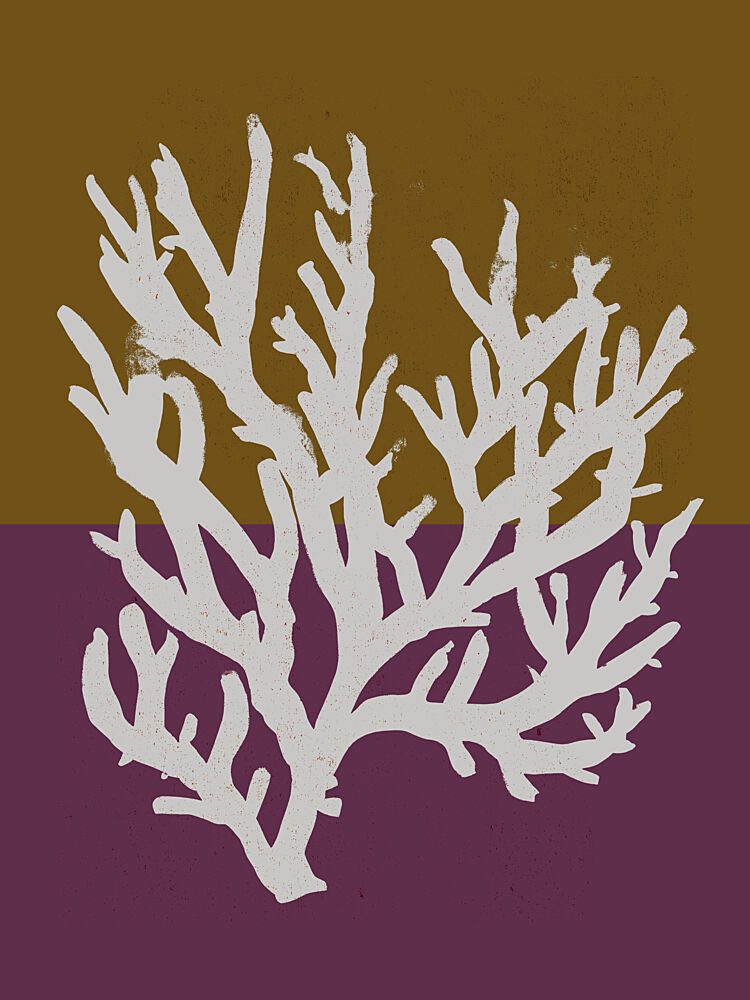 Coral Silhouette art print by Treechild for $57.95 CAD
