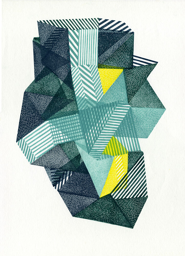 Dynamic Geometric Shapes art print by Paulina Varregn for $57.95 CAD