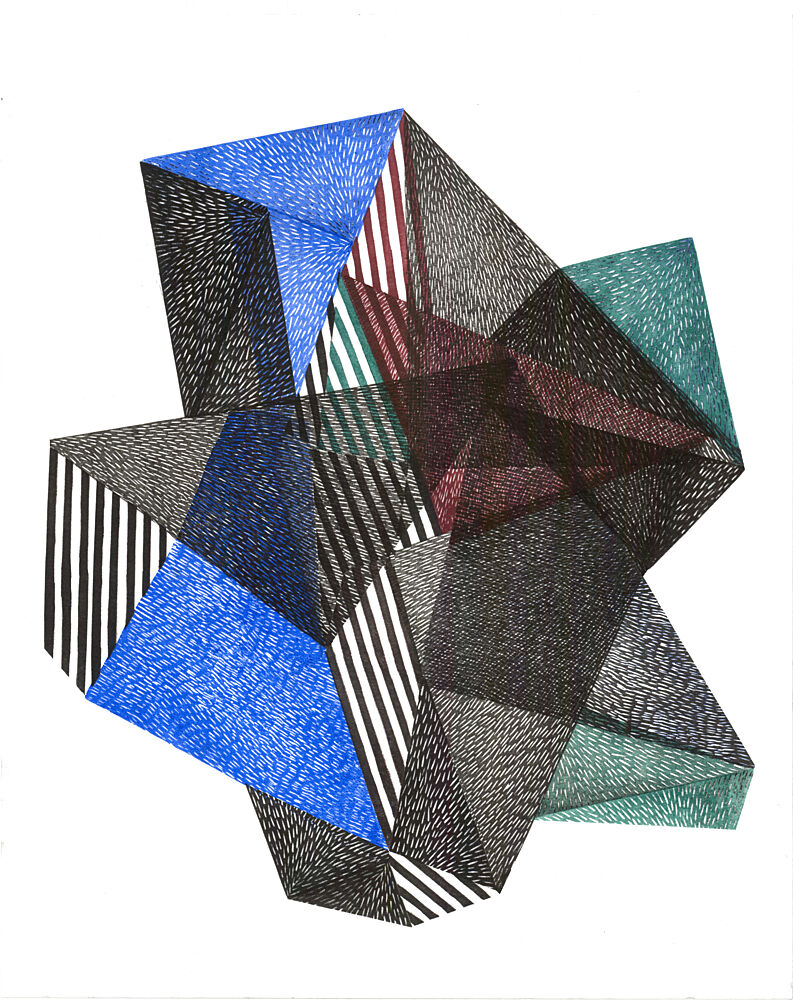 Dynamic Geometric Forms art print by Paulina Varregn for $57.95 CAD