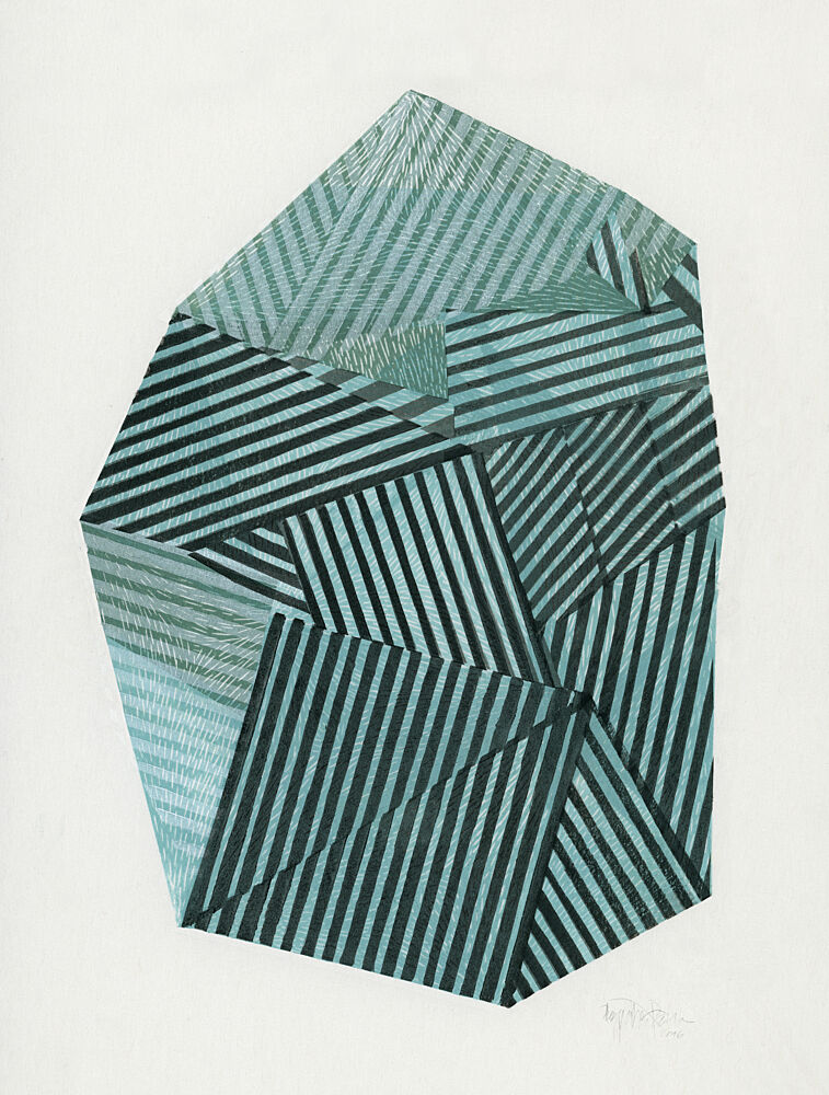 Modern Geometric Illusion art print by Paulina Varregn for $57.95 CAD