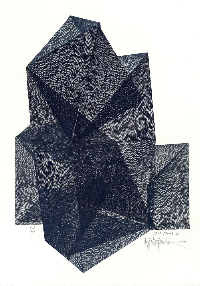 Abstract Geometric Shapes art print by Paulina Varregn for $57.95 CAD