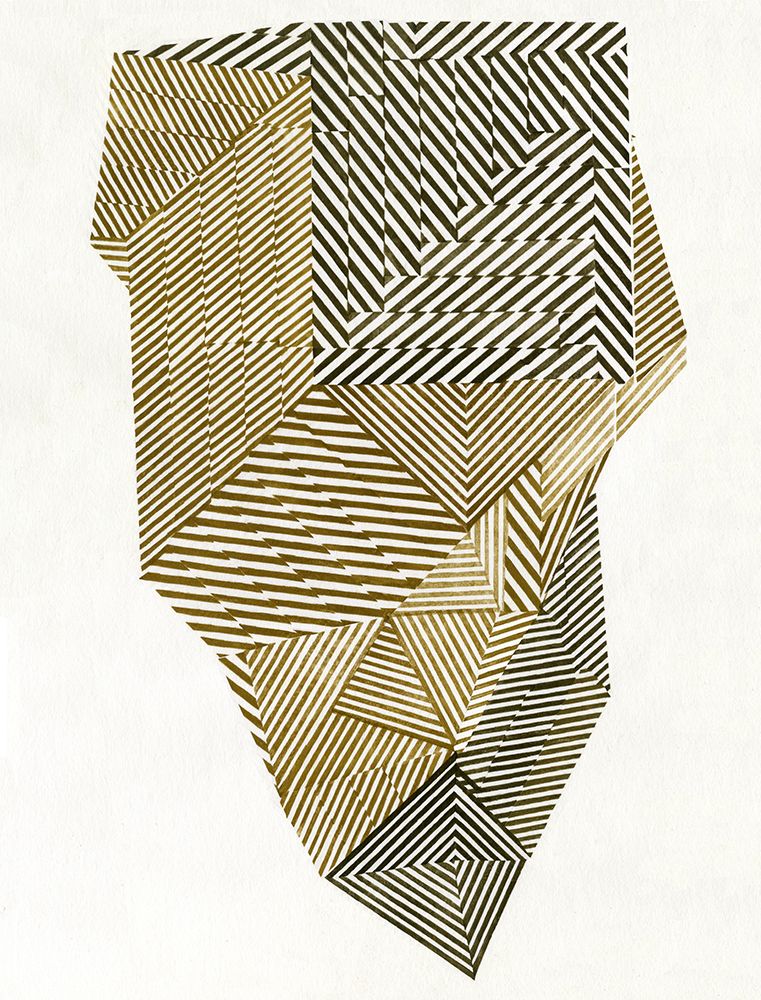 Polygonal shape II. art print by Paulina Varregn for $57.95 CAD