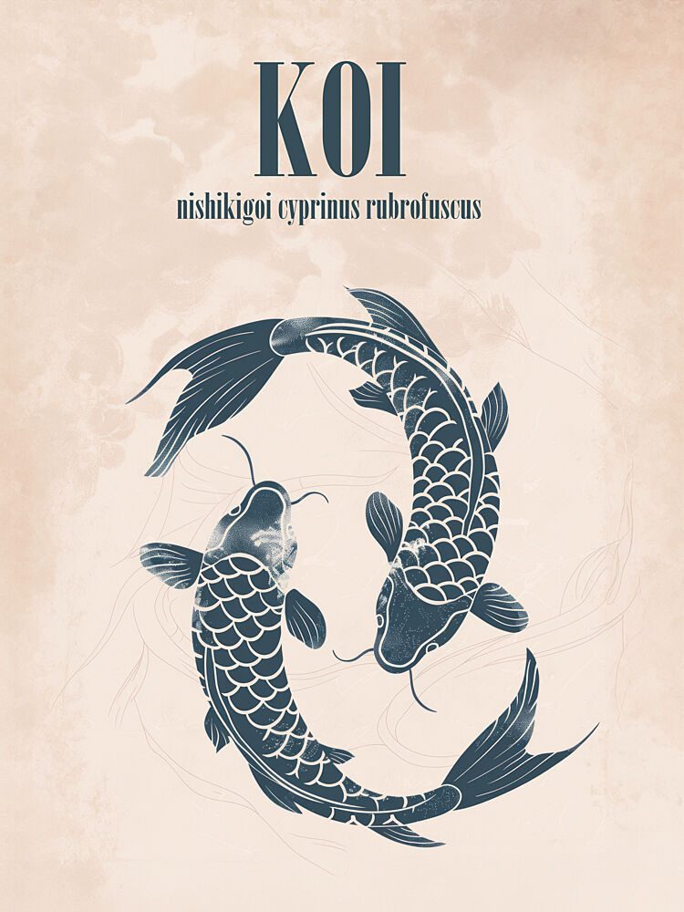 Koi Harmony art print by Treechild for $57.95 CAD