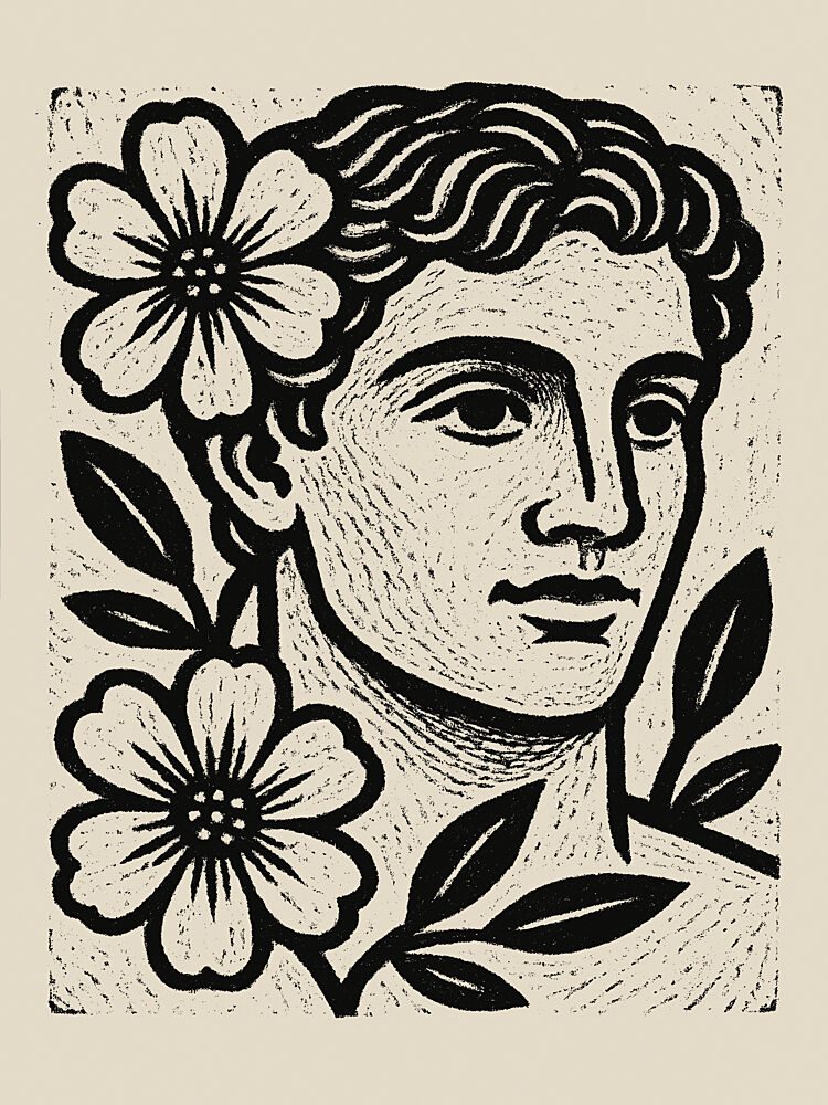 Blooming Portrait art print by Treechild for $57.95 CAD