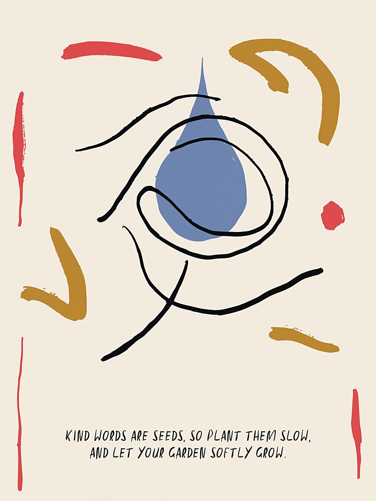 Seeds of Kindness art print by Treechild for $57.95 CAD