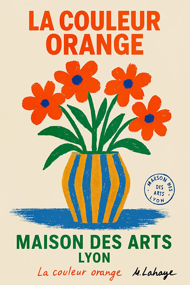 Lacouleurorange art print by Treechild for $57.95 CAD
