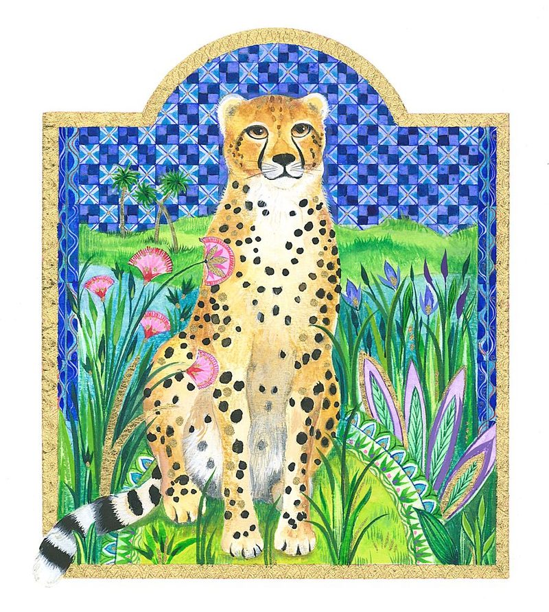Seated Cheetah art print by Isabelle Brent for $57.95 CAD