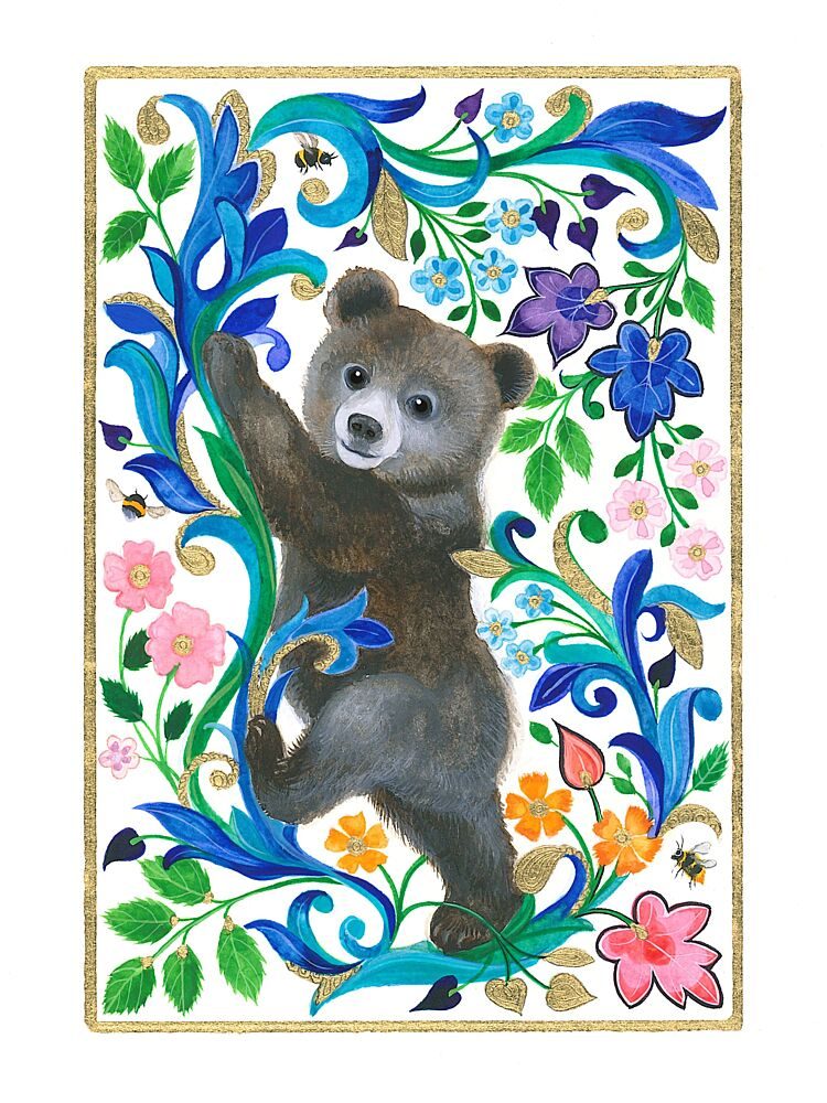 Baby Bear Cub art print by Isabelle Brent for $57.95 CAD