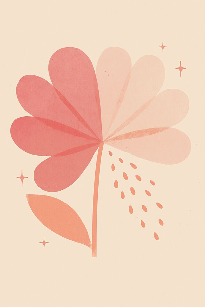 Blush Blossom Charm art print by Treechild for $57.95 CAD
