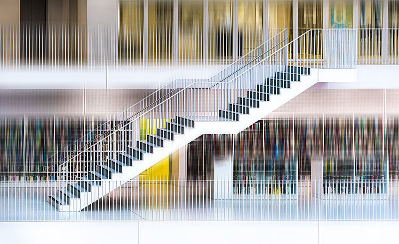 Modern Architectural Staircase art print by Stephan Ruckert for $57.95 CAD