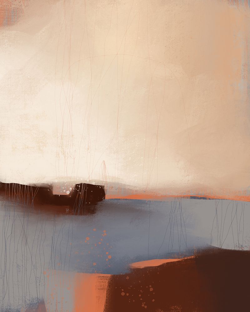 Serene Horizons art print by Mansi Saxena for $57.95 CAD