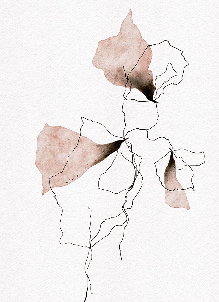 Delicate Blush Botanicals art print by Ankie Kooi for $57.95 CAD