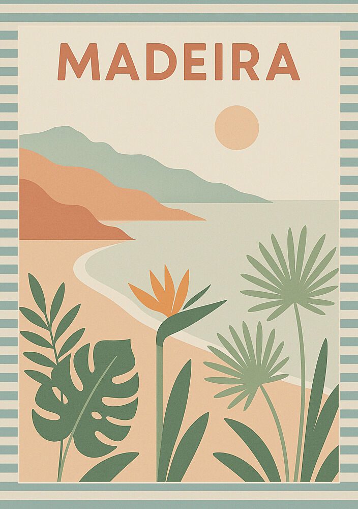 Madeira Tropical Beach art print by Katarzyna Gasiorowska for $57.95 CAD