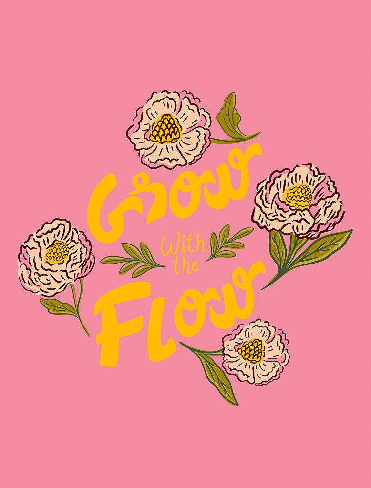 Grow with the Flow art print by Nikita Jariwala for $57.95 CAD