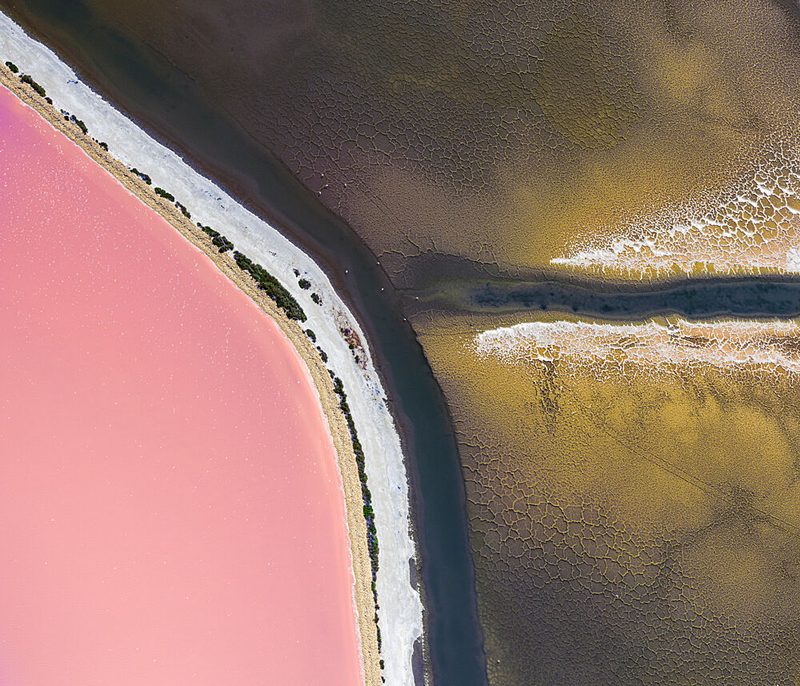 Pink Salt Lake Divide art print by Robert Bolton for $57.95 CAD