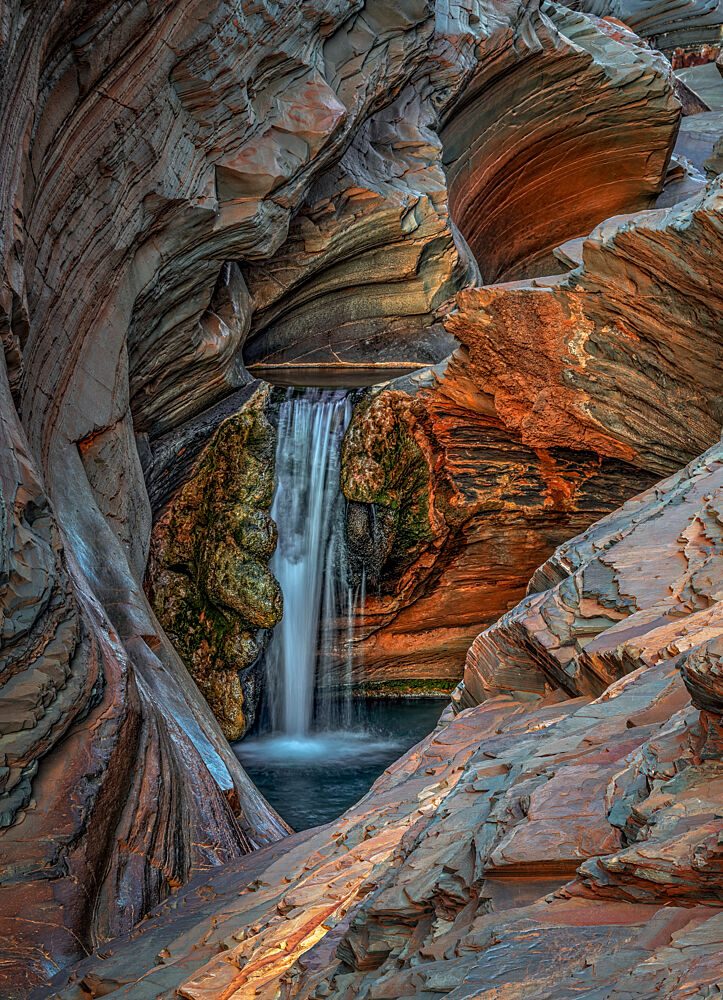 Hidden Gorge Waterfall art print by Raimondo Restelli for $57.95 CAD