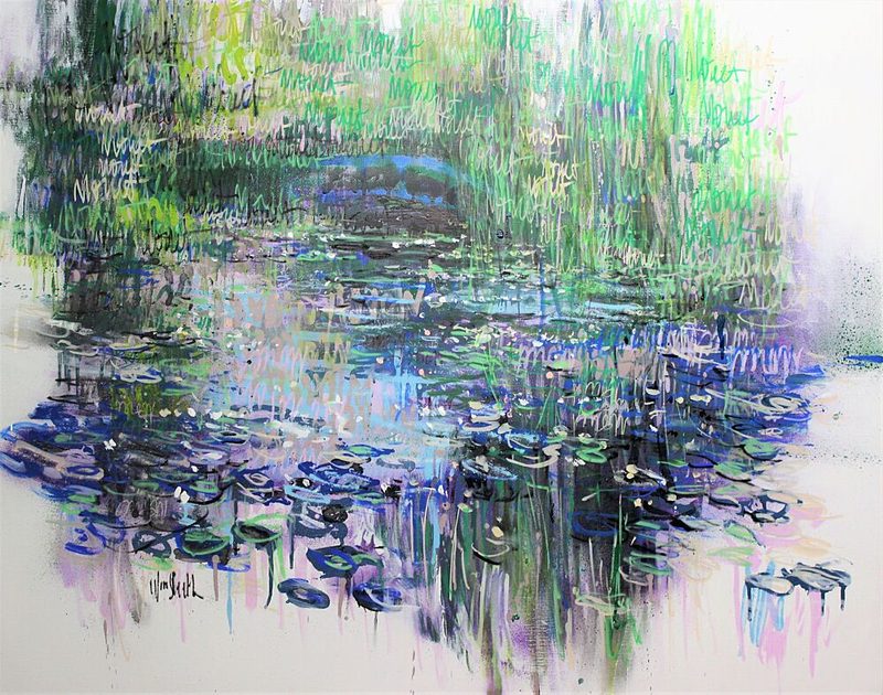 Tranquil Water Lilies Pond art print by Wayne Sleeth for $57.95 CAD
