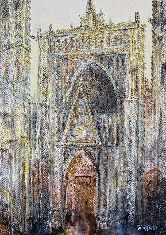 Gothic Cathedral Entrance art print by Wayne Sleeth for $57.95 CAD