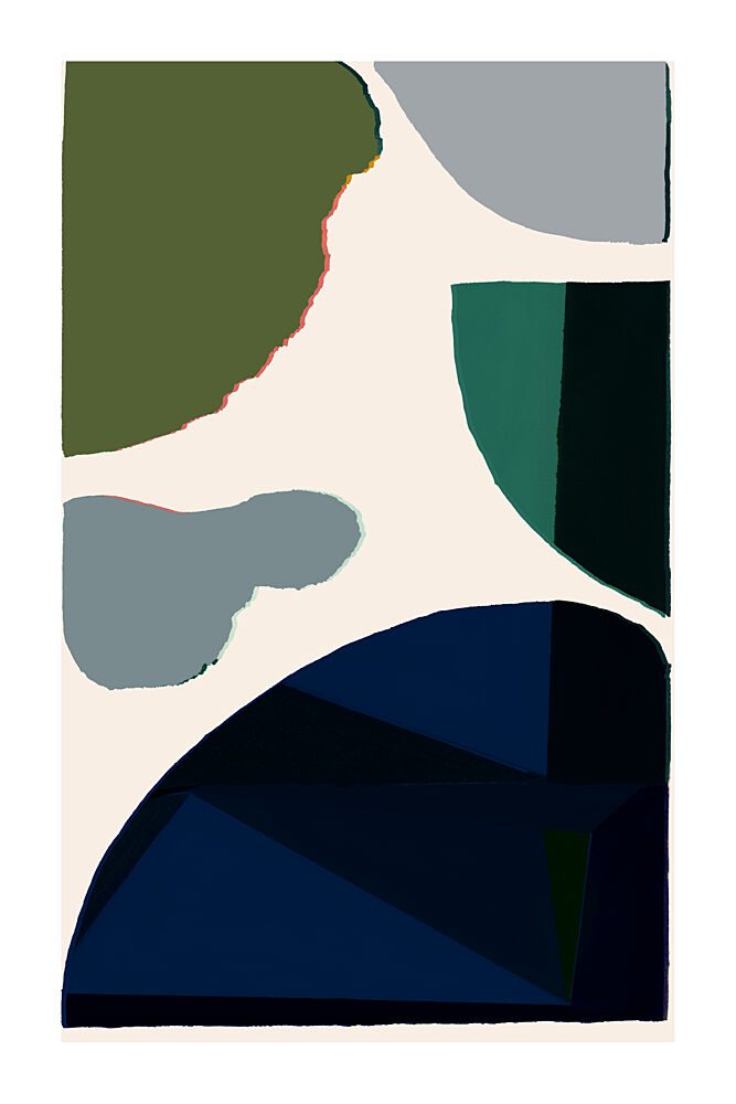 Muted Organic Forms art print by Cartissi for $57.95 CAD