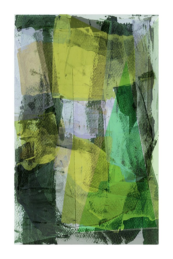Vibrant Green Layers art print by Cartissi for $57.95 CAD