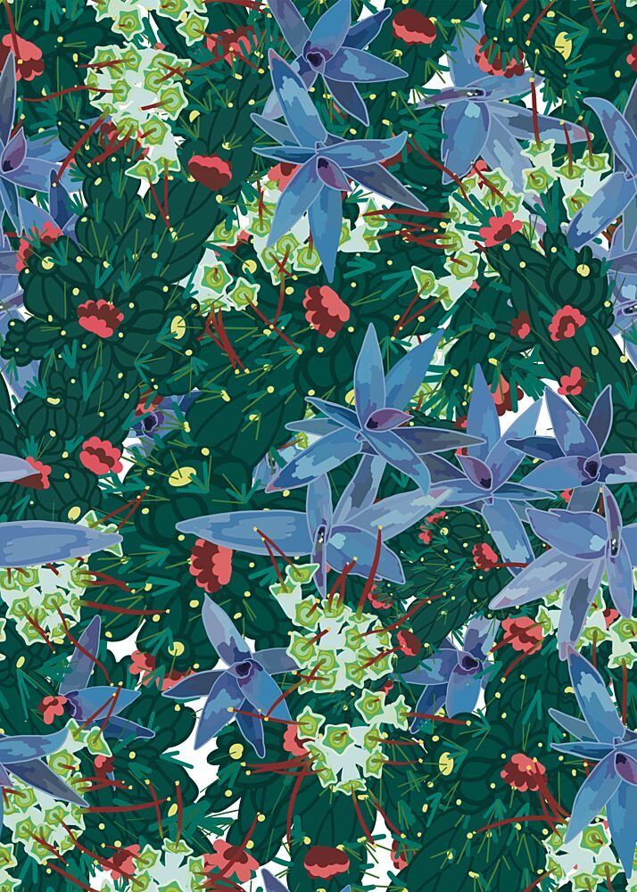 Desert Garden Bloom art print by Mela Patterns for $57.95 CAD