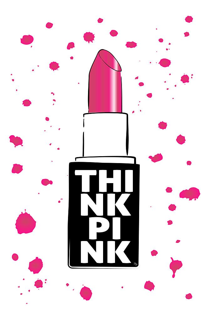 Think Pink Glam art print by Martina for $57.95 CAD